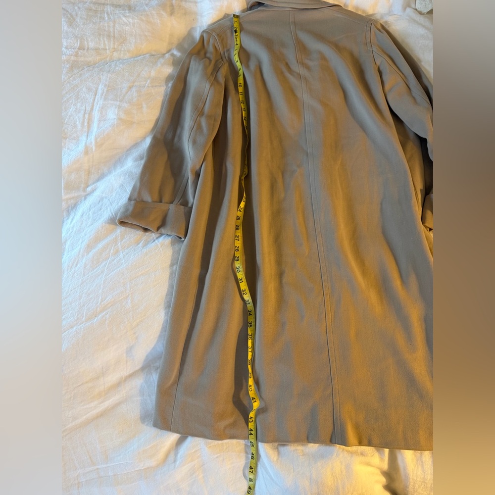 Calvin Klein Collection Vintage Fall 1994 Tan Double Breasted Coat - Picture 16 of 16